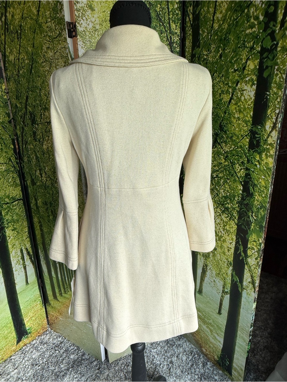 Nanette Lepore “Hanky Panky” Coat Cream NWT Small - Picture 6 of 13